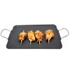 Double Griddle Pan Non-Stick BBQ Tray , Dishwasher Safe, Dark Grey