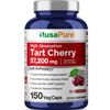 NusaPure Tart Cherry Veggie Capsules | 57,200mg | 150 Pills | Max Potency