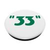 "Rolling Rock White ""33"" Logo PopSockets Stand for Smartphones & Tablets "