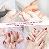 Minkissy 100Pcs Nail Sanding Bands Drum Sander 180 Grit Fine Grit Nail Art Sanding Bands Bit Nail Drill Manicure Sleeves File Refill for Fingernail Sanders White