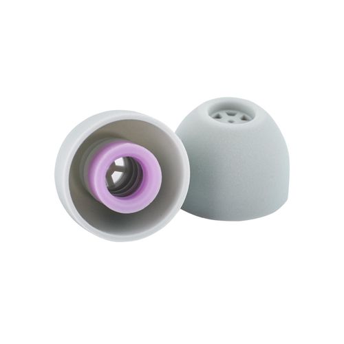 Linsoul Kiwi Ears Flex Earbud Tips, Replacement Silicone IEM Tips, 3 Pairs, S/M/L Size, for KZ ZS10 Pro 2, SuperMix 4,Hype4,Orchestra Lite, Cadenza Wired/Wireless Earphones (Grey)
