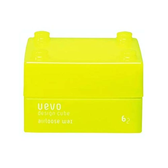 uevo design cube air loose wax, 1.1 oz (30 g), yellow, 1.1 oz (30 g) x 1