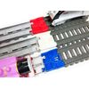 TrainLab Adapters Compatible with Thomas Adventures to Trackmaster 2014 Gray Train Tracks (Red-Brite-Blue)