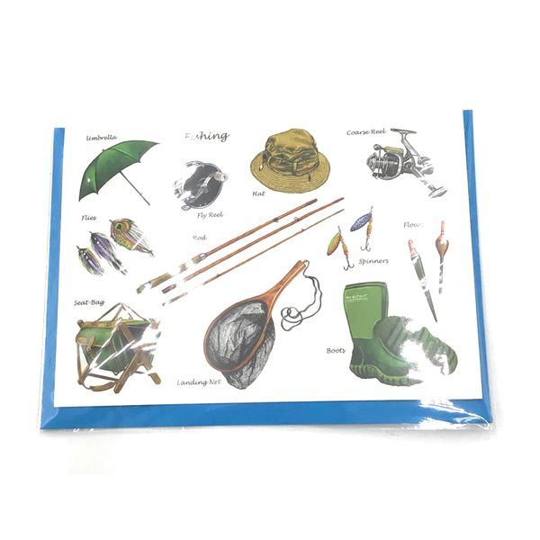 Fishing Greetings Card (blank) 5x7