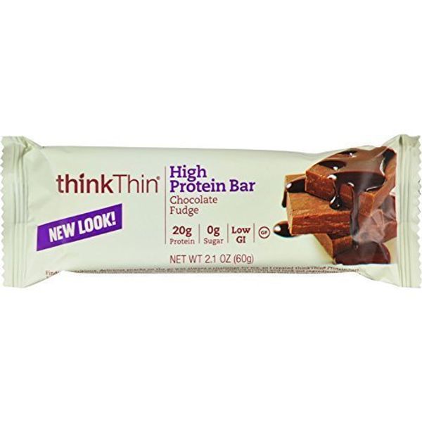 Think Thin Thin Bar, Chocolate Fudge, 2.10-Ounce (Pack of 10) (Value Bulk Multi-Pack)