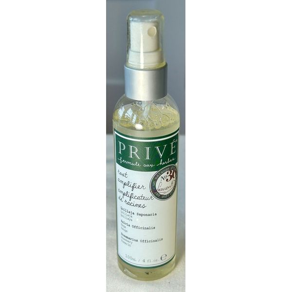 PRIVE Root Amplifier 4oz/100ml Pump Spray~Herbal~Restores Fullness To Fine Hair