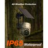 Trail Camera 4G LTE, 2K PTZ Cellular Game Camera Solar with 360° Full View, Live