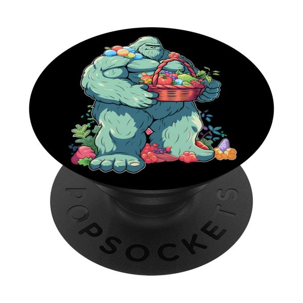 Veganes Bigfoot Vegetarisches Gemüse PopSockets mit austauschbarem PopGrip