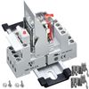 110V Electromagnetic Relay 110V-120V AC Coil 10Amp 8 Pin DPDT with Test Button, LED Light Module, UL Certification