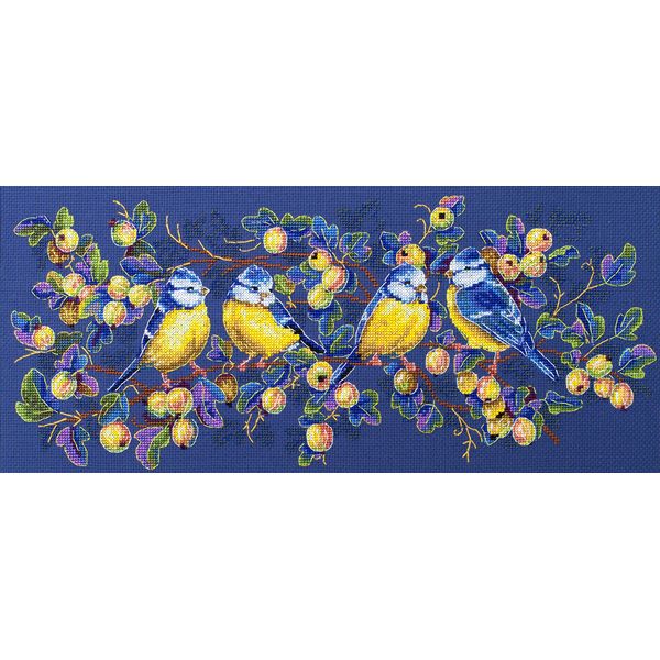 Merejka Counted Cross Stitch Kit, Cotton, Multicoloured, 37x15 cm