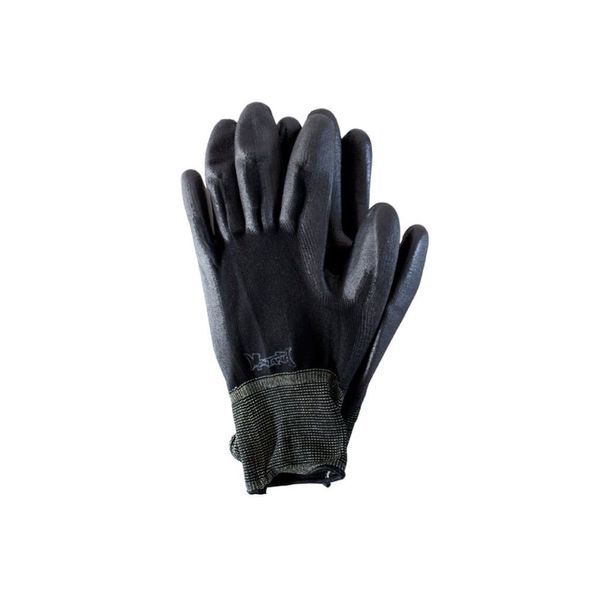 montana Black Nylon Gloves Medium