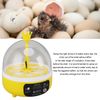 Mini Egg Hatching Machine, Temperature Control Digital Incubators, 4 Eggs Light Quilling Machine for Poultry Eggs Poultry Hatching Machine for Chickens Ducks Doves (Manual