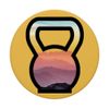 Sunset Ombre Kettlebell PopSockets Swappable PopGrip