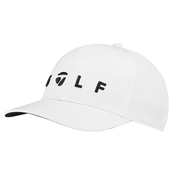 TaylorMade Men's Tm Golf Logo Cap, White, One Size UK