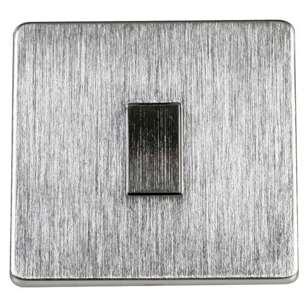 Crabtree 1 Gang 2 Way Satin Chrome Light Switch