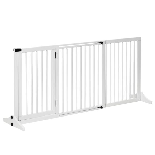 Portable Expandable Pet Gate Adjustable Barrier for Puppy Small Medium Dog Fence