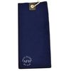 Personalised with Initials Best Daddy By Par Design Navy Blue Golf Towel