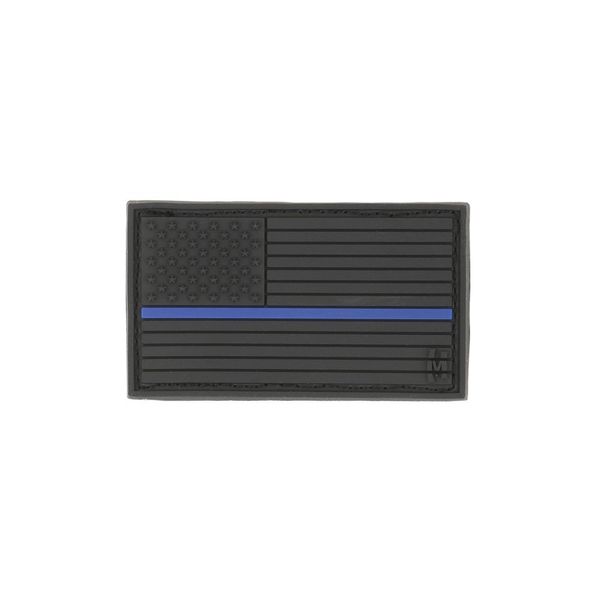 MAXPEDITION USA Flag Patch Small (LE Thin Blue Line) 2" x 1"