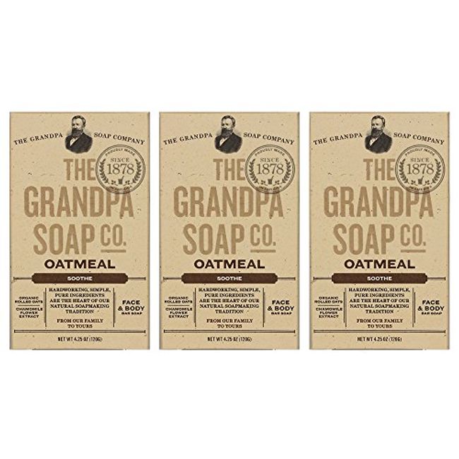 The Grandpa Soap Company Oatmeal Soothe Soap - 4.25 oz