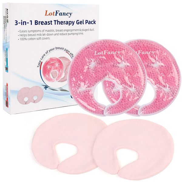 Breast Hot Cold Therapy Ice Packs Breastfeeding Essentials Gel Nursing Pad