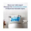 6 PACK, 252 ULTRA Flushable Butt Wipes, Soothing Vitamin E & Aloe Unscented