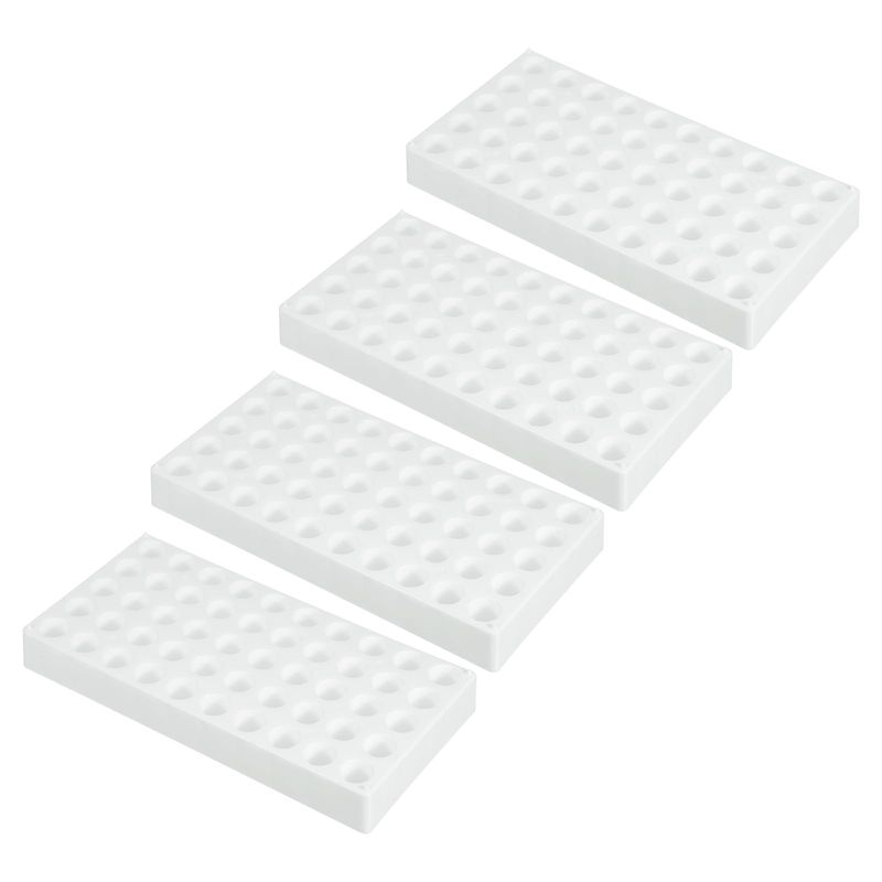 PATIKIL Vial Rack for 4ml Autosampler Vials, 4 Pack Vial Tray Holder 50 ...