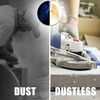 HERZO Surface Grinding Dust Shroud for Angle Grinders 115/125mm, Transparent Polycarbonate