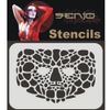 Stencil per face-paintinting Senjo "Sauro"
