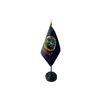 4x6" E-Gloss Idaho Stick Flag with Plastic Table Base - Qty 3