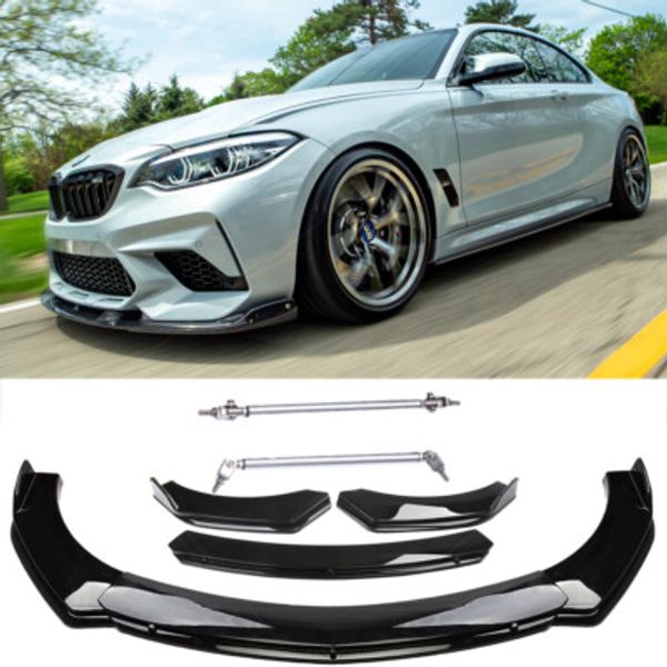 Front Bumper Chin Lip Splitter Spoiler For 3 Series E46 E60 E90 E91 E93 F30 F31