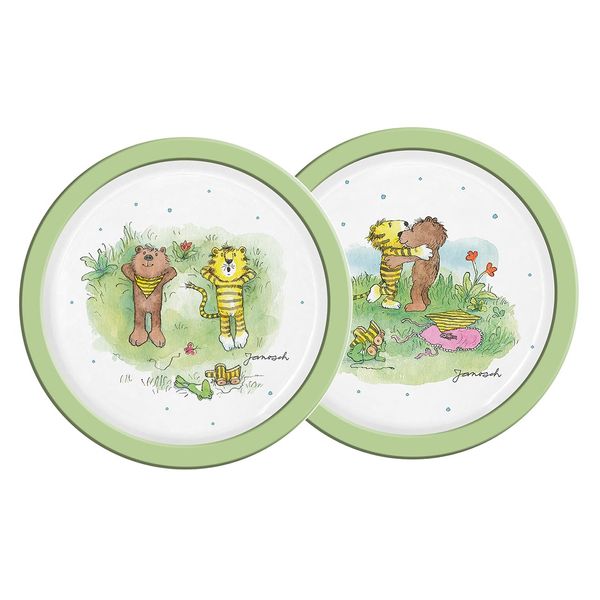 Janosch Kids Plates Set of 2 21.5 cm Polypropylene