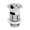 Flip Top Chrome Basin Waste (Slotted)