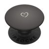 Cute Hand Drawn Minimalist Heart | Graphite Gradient Color PopSockets Swappable PopGrip