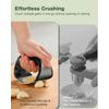 Compact Garlic Press Rocker - Durable Stainless Steel with Easy Clean Features