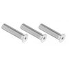 Leyton Lighting Micro Dot LED plinth 3 light kit (stainless steel, warm white, driver)