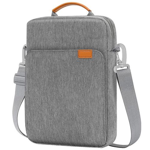 KIZUNA Tablet Sleeve Case 12.5 Inch Shoulder Bag for 13" 13.6" Macbook Air M3 M2/ MacBook Pro 14 M1 M2/ 12.9" 13" iPad Pro M4/ iPad Air M2 Tablet / 13 inch Surface Pro 10 9 8/13.4" XPS 13 Samsung,Grey