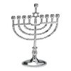 Rite Lite Chanukah Mini Menorah Set with Candles - Aluminum Hanukkah Menorah 4.25"