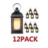 Bulk Decorative Lanterns Flameless {12 Pc Set} LED Candle with 5 Hour Timer 