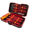 Tolsen 13pcs VDE Insulated Screwdriver Interchangeable Set in Case Magnetic 1000V