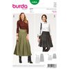 Burda Style Sewing Pattern B6466 Misses' Pleated Skirt
