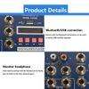 Audio Mixer Console Studio Mixing Amplifier Sound 14CH Line Mixer Bluetooth USB