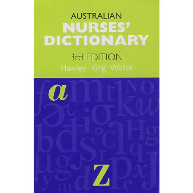 澳大利亚护理词典（第3版）Australian Nurses' Dictionary