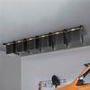 Overhead Garage Storage Racks for Bins, Ceiling Storage Rack Garage Hanging Orga