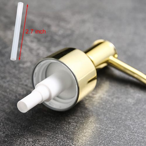 Gold Dispenser Pump for Pump Bottle Resin Mold Soap,Large Jar Bottle Mold Soap and Lotion Replacement Dispenser Pump for Kitchen, Bathroom Home Decor