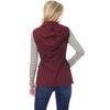 PacificPlex Women's Cotton Cargo Utility Vest (2X, Wine)
