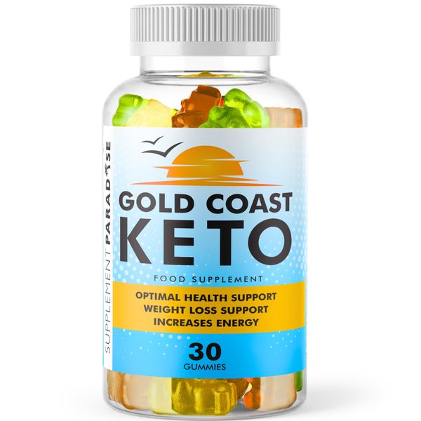 Gold Coast Keto Gummies - 30 Gummies/1 Month Supply - 500mg Apple Cider