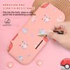 DLseego Case Compatible with Switch Lite, Soft Slim Anti-Scratch Protector Case Shock Absorption Switch Lite Protective Shell with 2 PCS Thumb Grip Caps,Pink
