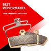 Clarks Sintered Disc Brake Pads W/ Carbon for Avid Code 2011 Onwards,Grey
