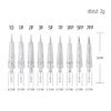 50pcs Permanent Makeup Tattoo Needle Cartridges Disposable T Shape Tattoo Needle for Digital Eyebrow/Lips/Eyeliner Tattoo Machine (3P)