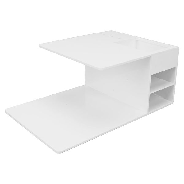 Lash Pillow Shelf Organizer Acrilico Estensione Ciglia Mensola Stand Strumento di Trucco Vetrina per Ciglia Cuscino di Estensione Bianco